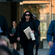 Vanessa Bryant, center, the widow of Kobe Bryant, leaves a federal courthouse in Los Angeles, Wednesday, Aug. 10, 2022. Kobe Bryant’s widow is taking her lawsuit against the Los Angeles County sheriff’s and fire departments to a federal jury, seeking compensation for photos deputies shared of the remains of the NBA star, his daughter and seven others killed in a helicopter crash in 2020.